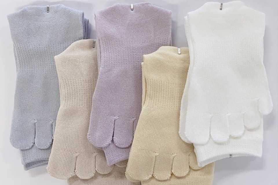 純棉五指襪　日本製5雙組