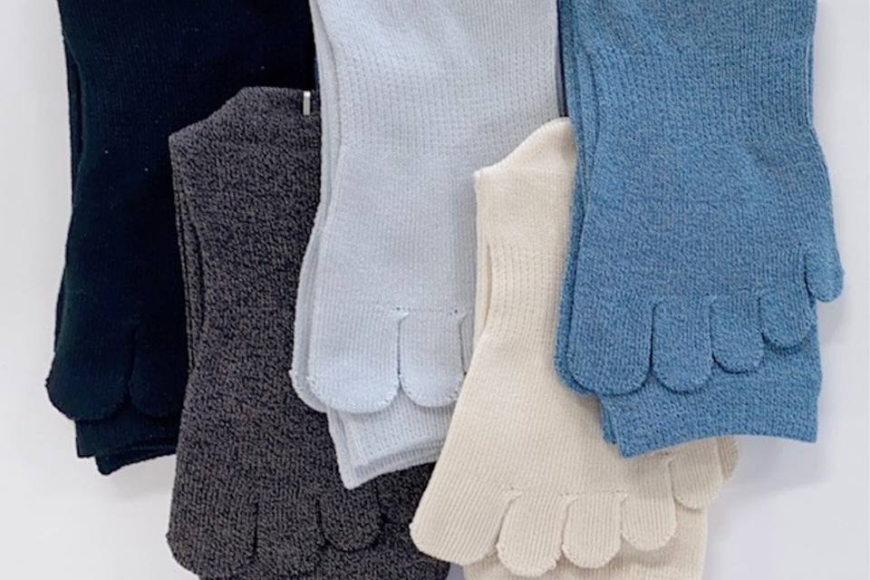 純棉五指襪　日本製5雙組